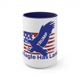 The Eagle Has Landed / Two-Tone Coffee Mugs, 15oz
